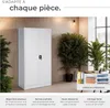 Vestiaire métallique comprenant 6 casiers et 1 penderie Voir les images du produit 3