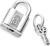 Pandora Charm  "Vorhängeschloss mit Schlüssel" Silber, Produktbild-Vorschau 1