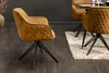 riess-ambiente Drehbarer Design Stuhl EUPHORIA senfgelb Produktbild-Vorschau 8