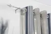 Gardinenstange Lilie, 16 mm, ausziehbar 130 - 240 cm Silber Produktbild-Vorschau 2