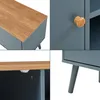 Meuble TV 'Reyljand' avec 2 portes 120 x 35 x 50 cm gris / Voir les images du produit 7