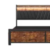 CDGlobal čalúnená posteľ 180x200cm s USB a zásuvkami, Náhľad obrázku produktu 10