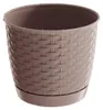 Prosperplast Blumentopf - Kunststoff - taupe - D14,5 x Produktbild-Vorschau 1