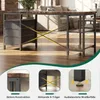 Schreibtisch 160x60x75cm Umkehrbarer PC Tisch, Bürotisch Produktbild-Vorschau 5