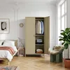 Armadio "Esteli" a 2 ante, 170 x 80 x 45 cm, 2 aste Anteprima dell’immagine prodotto 5