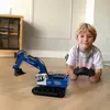 Zdalnie Sterowana Koparka RC Kaliwoer 1:18 [niebieska Podgląd zdjęcia produktu 7