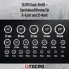 TECPO Steckschlüssel Satz Zwölfkant 1/2" SW 8-36mm Produktbild-Vorschau 5