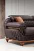 Modern Komplett Wohnzimmer Set Sessel Sofa Couch Polster Produktbild-Vorschau 2