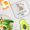 Mr. & Mrs. Panda Tischuntersetzer Hase Sitzen - Weiß - Produktbild-Vorschau 3
