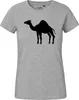 Huuraa Damen T-Shirt Dromedar Kamel Silhouette XXL Sport Produktbild-Vorschau 2