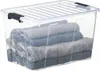 plast team Aufbewahrungsbox HOME BOX 52 Liter transparent Produktbild-Vorschau 2