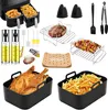 2er Set Airfryer Zubehoer und Oelsprueher fuer Ninja Foodi Produktbild-Vorschau 1