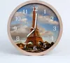 Holzuhr 30fi cm wanduhr - Paris Stadt Produktbild-Vorschau 1