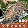 Großer Edelstahl Grillguthalter Grillkorb Faltbar Tragbark Produktbild-Vorschau 2