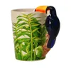 Tukan 3D Kaffeebecher mit Tukan als Griff aus Keramik Produktbild-Vorschau 2