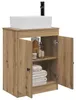 vidaXL Kúpeľňová skrinka s umývadlom Artisan – dub 54 x 35 Náhľad obrázku produktu 3
