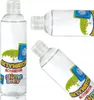 Three views of a clear plastic bottle containing a clear liquid, labeled as slime activator. Anteprima dell’immagine prodotto