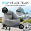 Lumaland, juego de sillón y reposapiés hinchables Vista previa de la imagen del producto 11