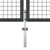 vidaXL Portail de jardin en maille Acier galvanisé 400 x Voir les images du produit 4