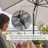 KETTLER  Easy Push Schirm Ø 270 cm, UPF 50+, anthrazit Produktbild-Vorschau 6
