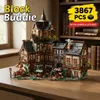 Mittelalterliche Europäische Stadt Klemmbausteine Set 3867 Produktbild-Vorschau 1