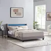 Polsterbett LEXINGTON 140x200 cm mit LED Beleuchtung, Bett Produktbild-Vorschau 1