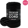 KOKONKI Premium Baumwollkordel 3 mm 100 m Schwarz aus Produktbild-Vorschau 1