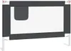 vidaXL Ochranný kryt postele pre batoľatá Dark Grey 100x25 Náhľad obrázku produktu 1