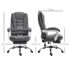Vinsetto Fauteuil de bureau ergonomique, chaise de bureau Voir les images du produit 5
