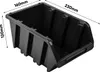 Sichtlagerbox Sortierbox Lagerbox Stapelbox schwarz NP10 Produktbild-Vorschau 12
