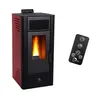 Luft- Pelletofen Anita 11,6 kW Sannover bordeaux Produktbild-Vorschau 1