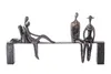 Gilde Skulptur, "Leisure", Bankmotiv, Gruppe, Kunstharz, Anteprima dell’immagine prodotto 3