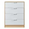 Cassettiera 'Varkaus' con 4 cassetti 90 x 70 x 40 cm look Anteprima dell’immagine prodotto 5