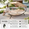tectake® Gartenliege für 2 Personen Produktbild-Vorschau 2