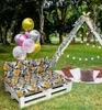 Amilian Palettenkissen SET Gartenkissen mit Rückenkissen Produktbild-Vorschau 4