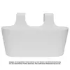 Balkon Blumenkasten oval zum Hängen Weiss Produktbild-Vorschau 2