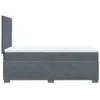 Boxspringbett mit Matratze Dunkelgrau 90x200 cm Samt Produktbild-Vorschau 9