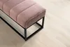 Lavica velvet ružová 108x40x40 cm lavica do predsiene Náhľad obrázku produktu 4