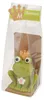Günthart Marzipan-Frosch mit Krönchen und Blümchendekor, Produktbild-Vorschau 1