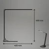 LED Schreibtischlampe Bürolampe schwenkbar Touch CCT Produktbild-Vorschau 8