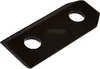 A close-up shot of a black metal blade with two circular holes, set against a white background. Produktbild-Vorschau