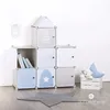 Kinder Aufbewahrungsboxen "Château" - grau und blau 96 × Produktbild-Vorschau 7