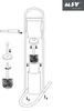 Msv Wc Garnitur  Edelstahl 30X80Cm 2In1 Produktbild-Vorschau 5