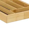 Relaxdays Besteckkasten, ausziehbar, 5 bis 7 Fächer, Produktbild-Vorschau 7