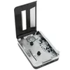 An open portable cassette player showing its internal components. Voir les images du produit