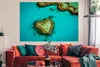 MuchoWow® Poster Great Barrier Reef mit Insel im Herzen Produktbild-Vorschau 2