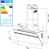 KKT KOLBE A+++ Dunstabzugshaube 80 cm 782 cbm/h Umluft Produktbild-Vorschau 10