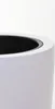 VIVANNO Pflanzkübel Fiberglas CITY Rund, Hochglanzweiß Produktbild-Vorschau 6
