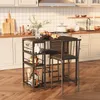 A kitchen scene with a bar table and stools. Podgląd zdjęcia produktu