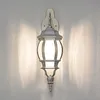 Rustikale Außenlampe Wand in Weiß Gold E27 IP44 Laterne Produktbild-Vorschau 6